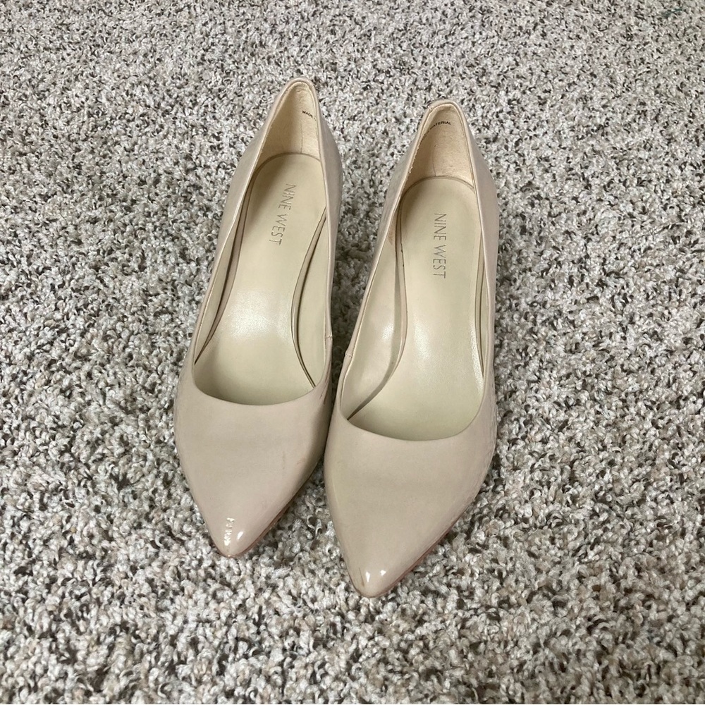 Nine West Tan Heels